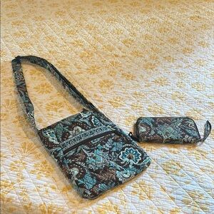 Vera Bradley Crossbody Bag and Wallet Set
